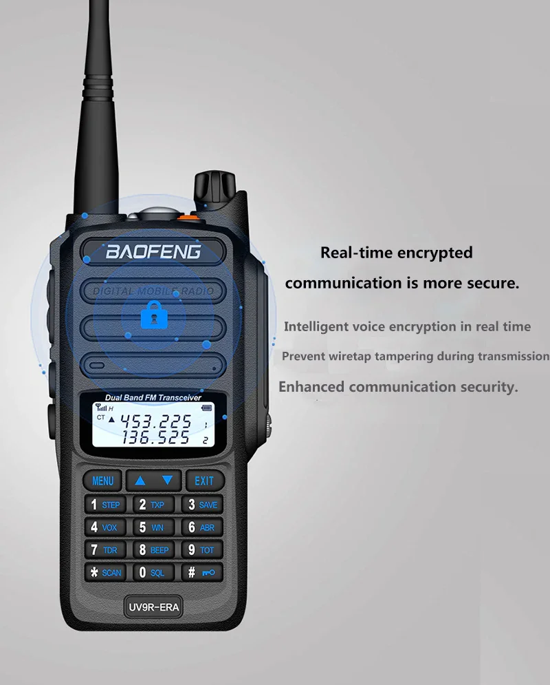 NEW 2021 baofeng uv-9r ERA plus IP68 waterproof walkie talkie long range 30km car cb ham radio hf transceiver UHF radio station