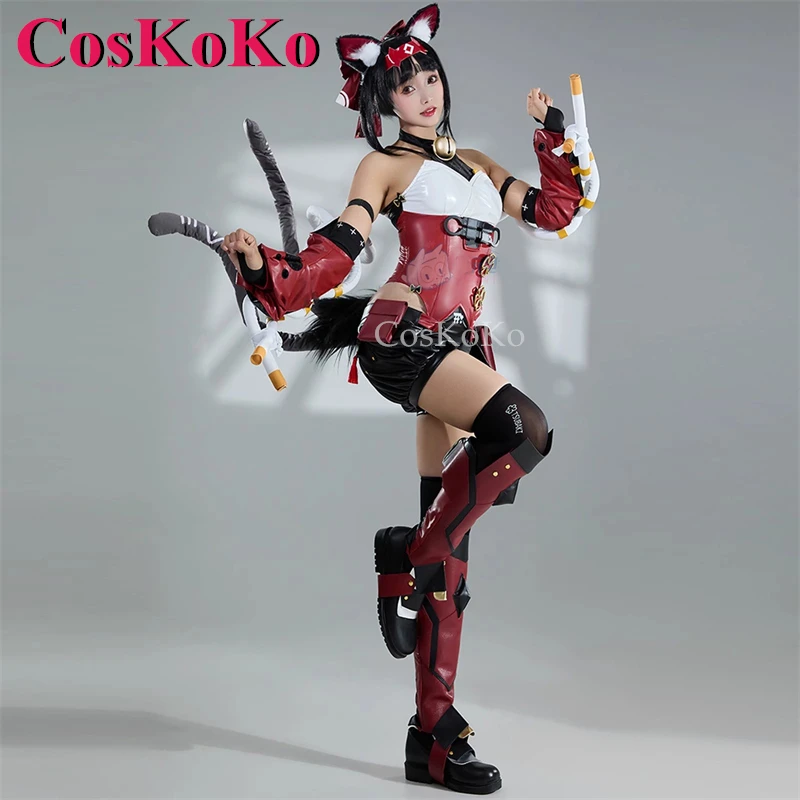 CosKoKo Nekomiya Mana Косплей Аниме Игра Zenless Zone Zero Костюм Мода Прекрасная Униформа