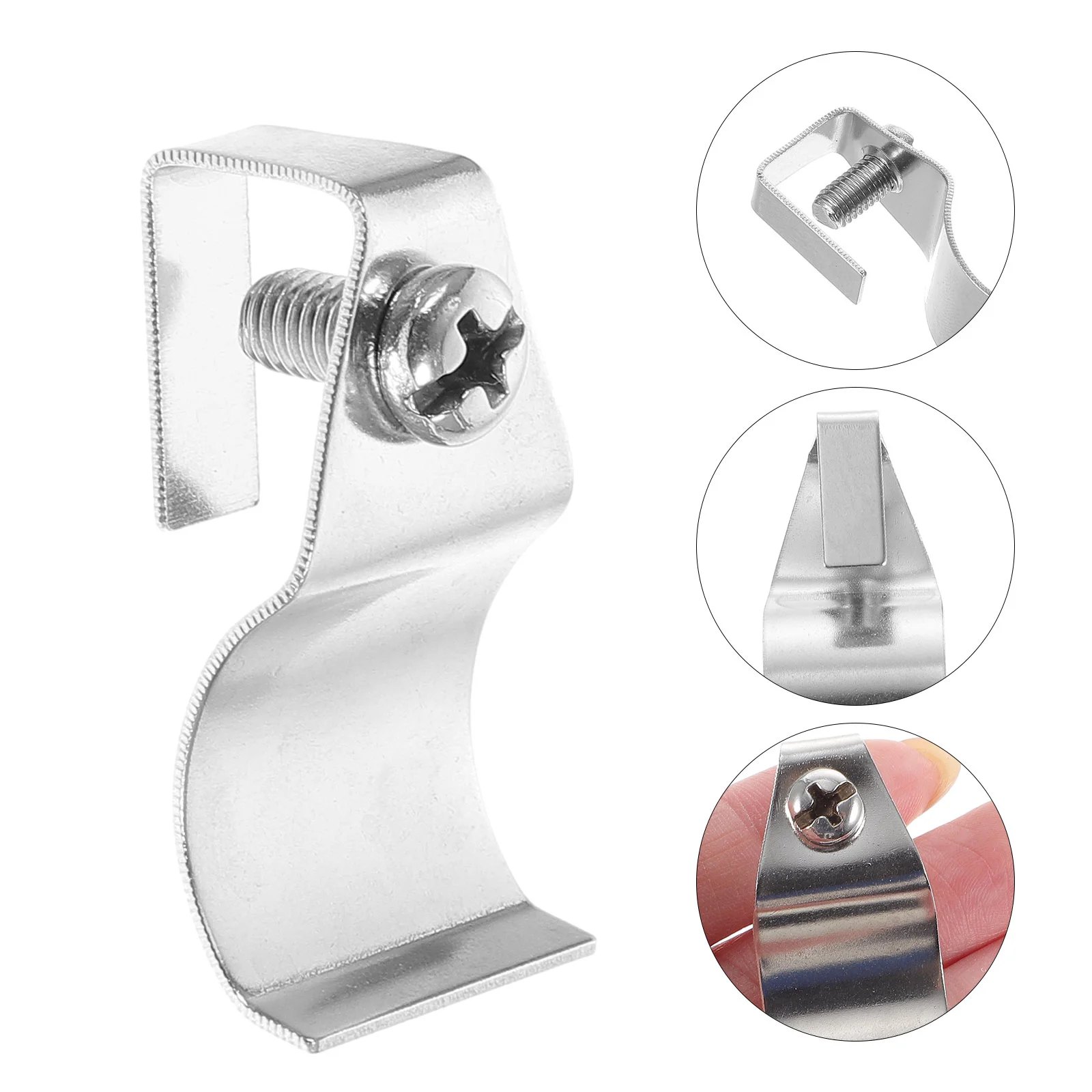 

5pcs Metal House Hanging Outdoor Vinyl Hanger Multi-functional Hooks Hooks Vinyl Siding Hooks