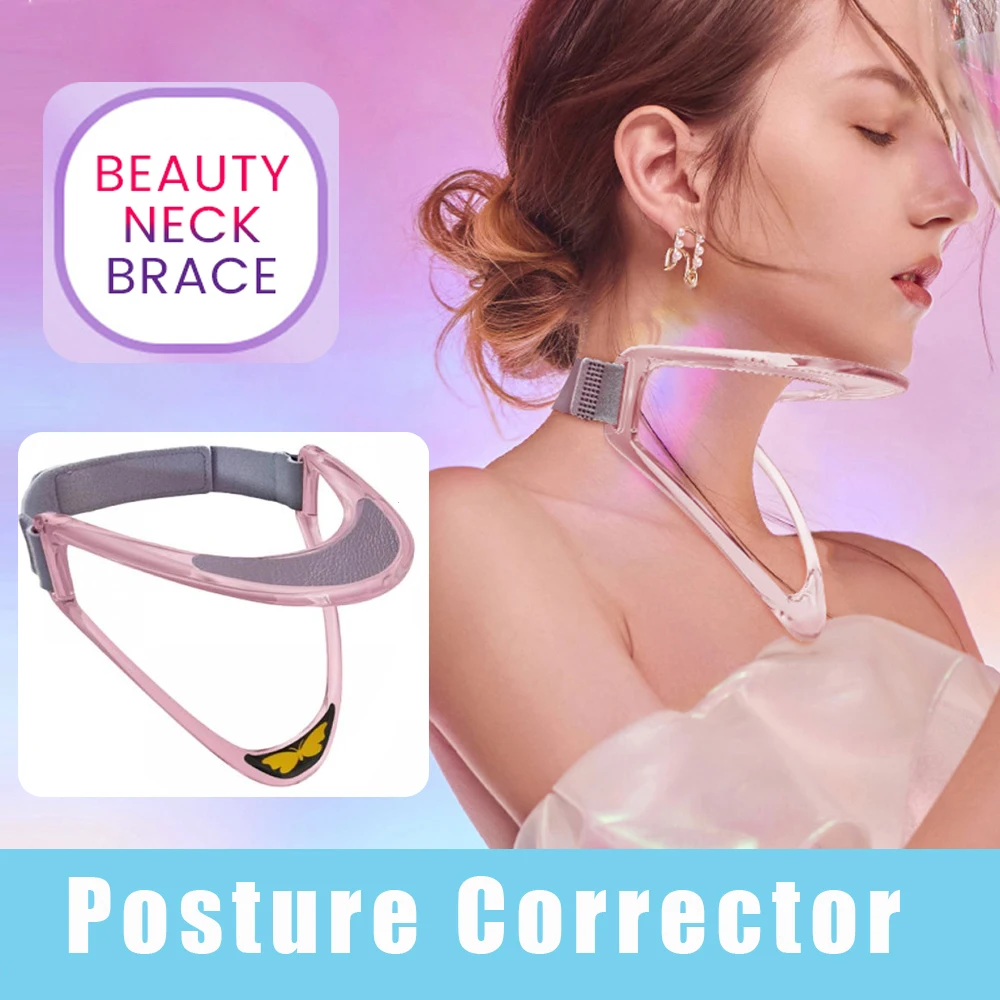 

Neck Collar Cervical Traction Device Posture Corrector Cervical Neck Braces Health Care Neck Support Adjustable Neck Protection