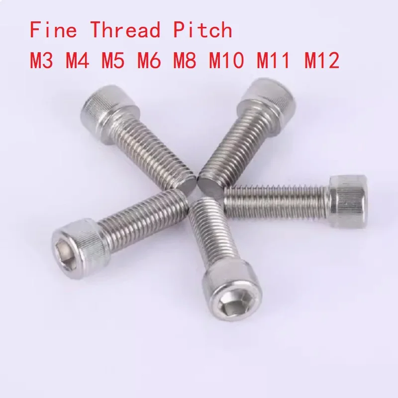 

Винты нержавеющая сталь DIN912 M3 M4 M5 M6 M8 M10 M11 M12