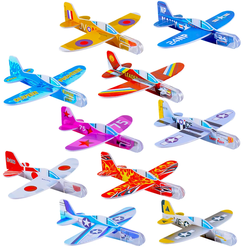 

25 Pcs Airplane Model Throwing Planes Kids Glider Aircraft Bulk Toys Boy Plastic Child Boys Outdoor Children