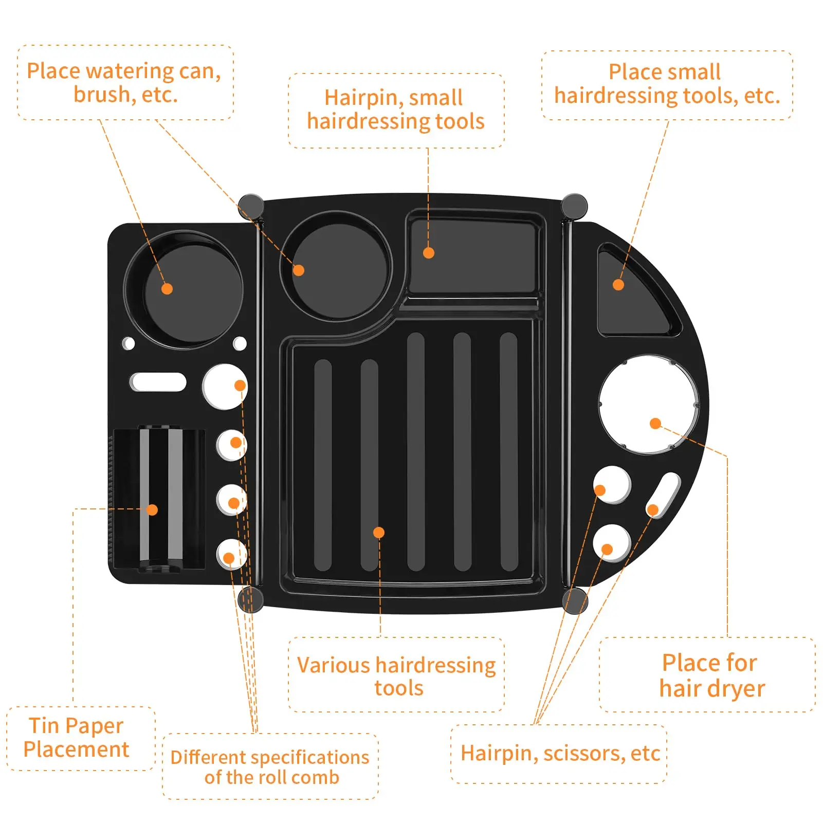 Тележка для парикмахерских салонов тележка хранения инструментов большой