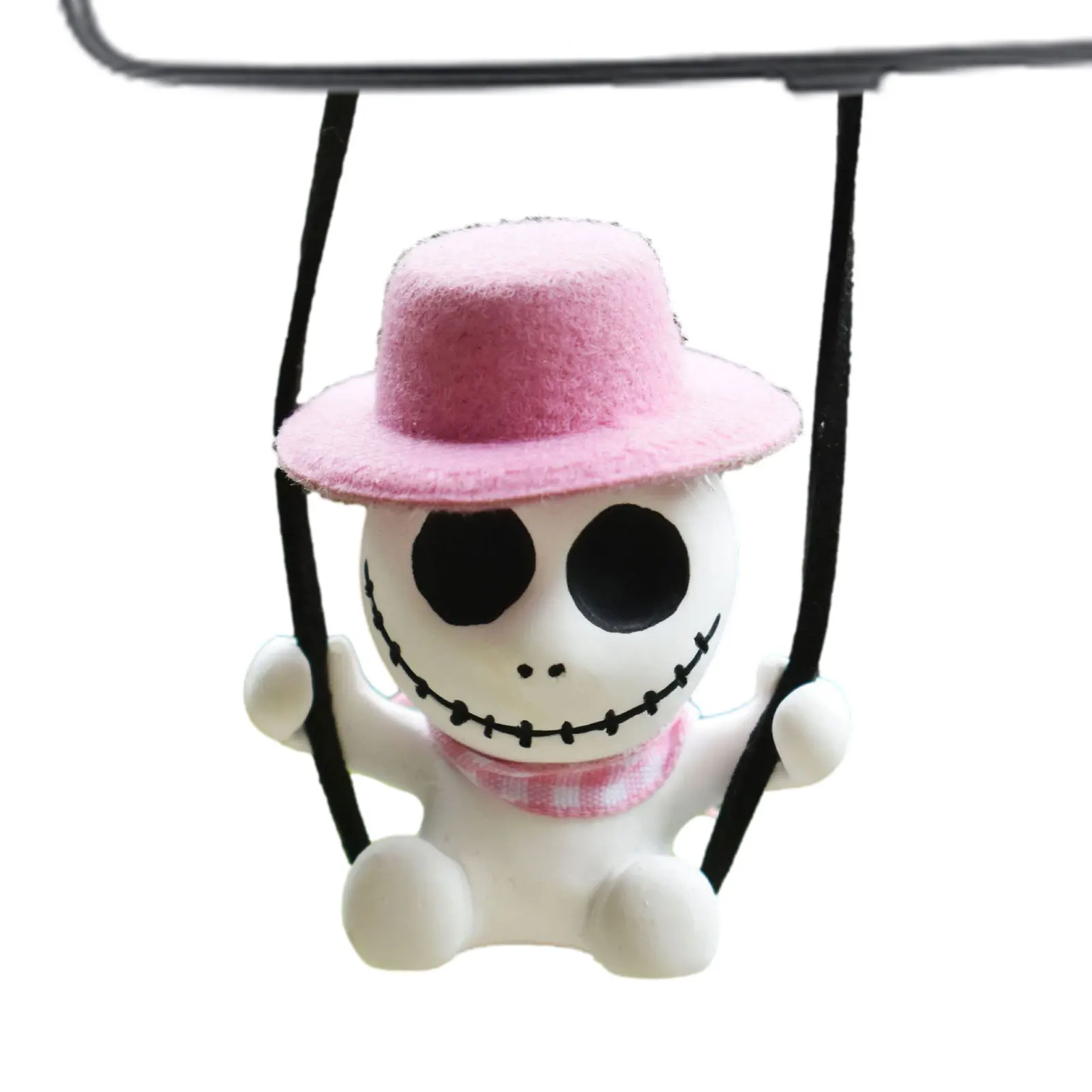 

Skull Car Hanging Ornament Cool Halloween Car Pendant Funny Car Pendant Of Swing Rearview Mirror Accessories Interior For Men