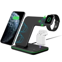 3 in 1 15w wireless charger stand for iphone 13 12 11 xs xr x 8 fast charging dock station for apple watch s 6 5 4 3 airpods pro