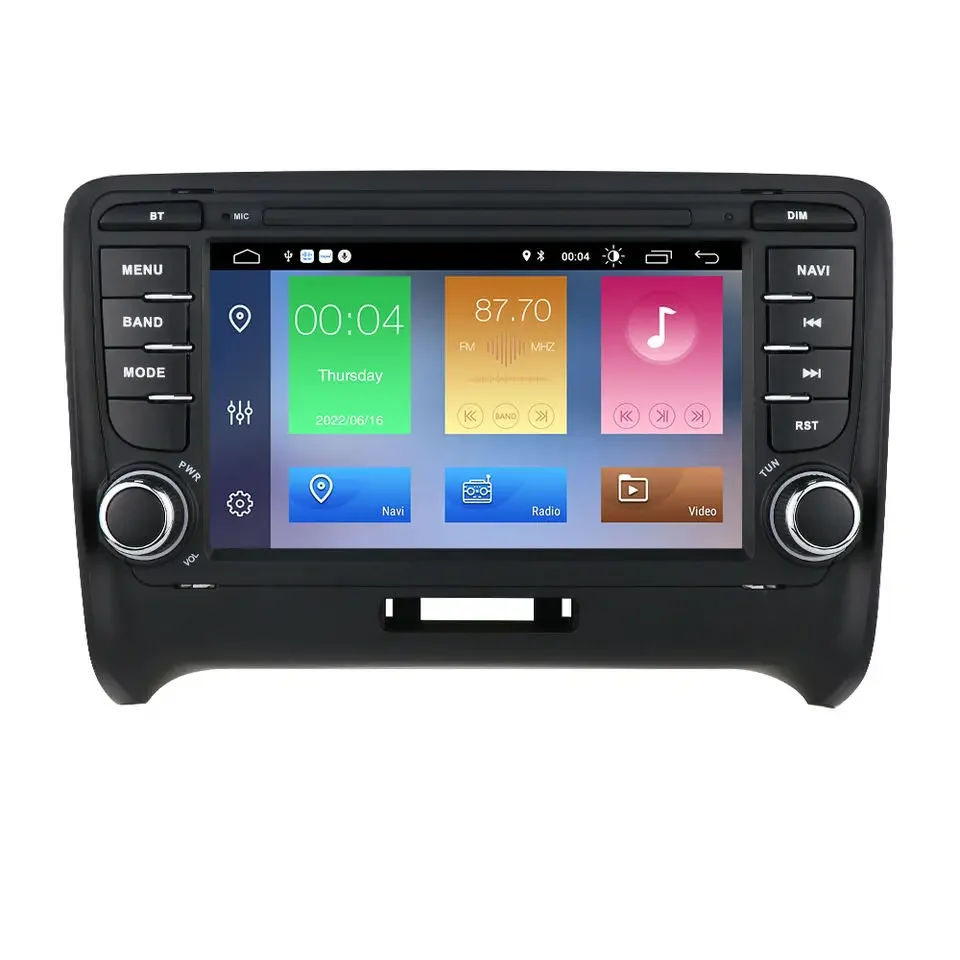 

iPoster hot seller android 10 car stereo suitable for Audi TT MK2 car gps navigation with 7 inch 2+32g android wireless carplay