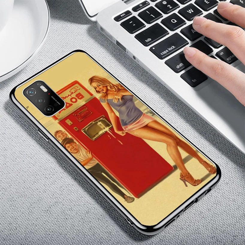 Сексуальный винтажный чехол для телефона Pin Up Girl Xiaomi Poco X6 X5 X4 X3 Nfc F6 F5 Pro F4 Gt F3 F2 F1 M5S M4
