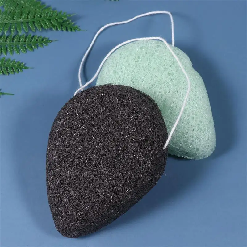 6 шт. волокнистый материал мягкая текстура спонж для мытья лица Konjac чистящая