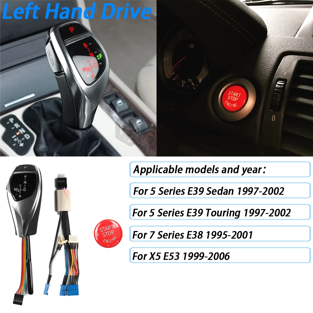 

Ручка переключения передач для BMW 5 Series E39 1997-2002 7 Series E38 1995-2001 X5 E53 1999-2006