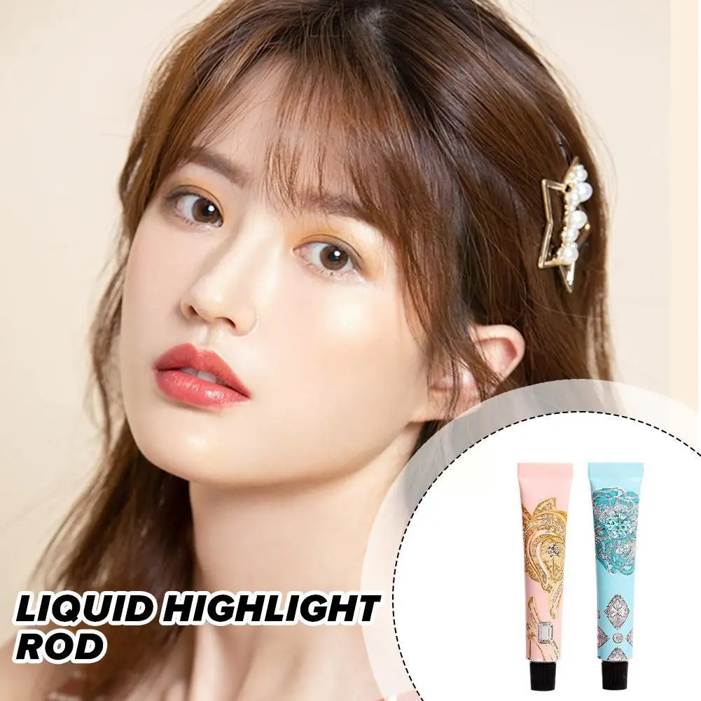 

Liquid Highlighter Liquid Glitter Powder Repairing Silhouette Nose Body Cream Brightening Shadow Face A0Q3