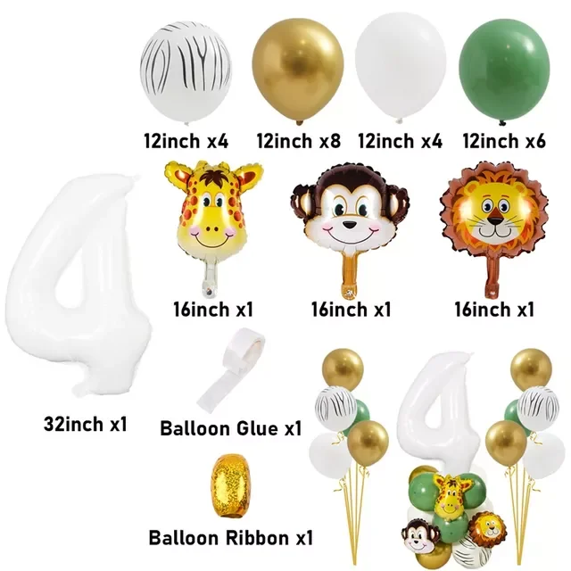 

Декор для вечеринки в стиле джунглей