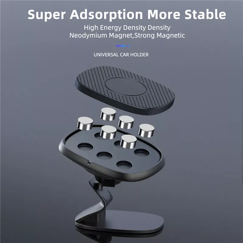 

Free Shipping For iPhone 11 GPS Magnet Air Vent Mount Cell Mobile Phone Holder Universal Car Phone Holder Stand in Car