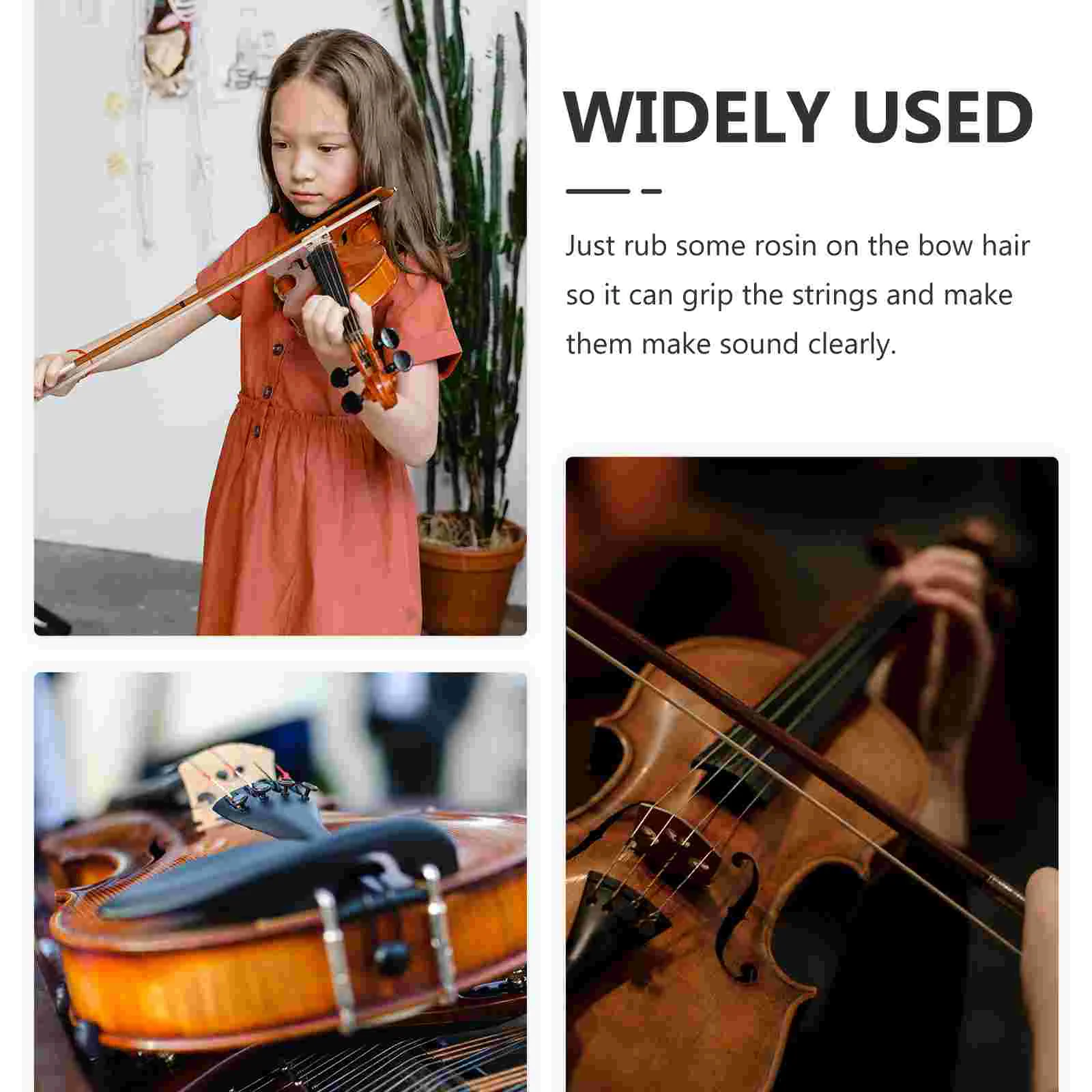 Колофония ручной работы из черной смолы с низкой пылью для скрипки альта