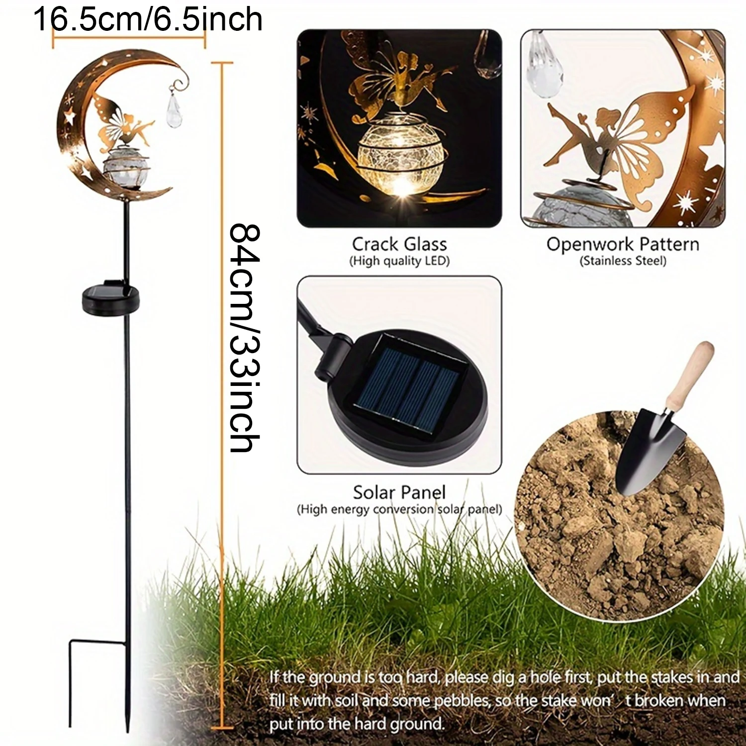 Сказочный садовый светильник на солнечной энергии CY уличный водонепроницаемый