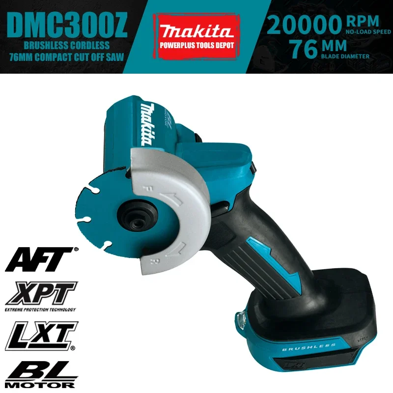 

Makita DMC300Z Бесщеточная угловая шлифовальная машина 76 мм 18 В