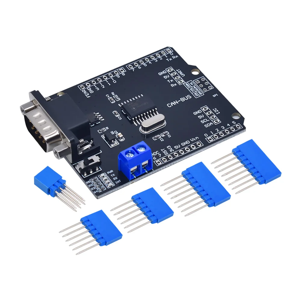 Плата контроллера CAN BUS Shield высокая скорость связи модуль V2.0B MCP2515 EF02037 для Arduino