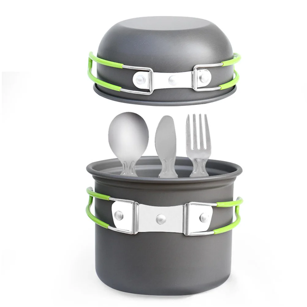 

Barbecue Cook Tool Camp Utensil Utensil Sets Silverware Camping Fork Grill Tools Portable Cookware Set Camping equipment