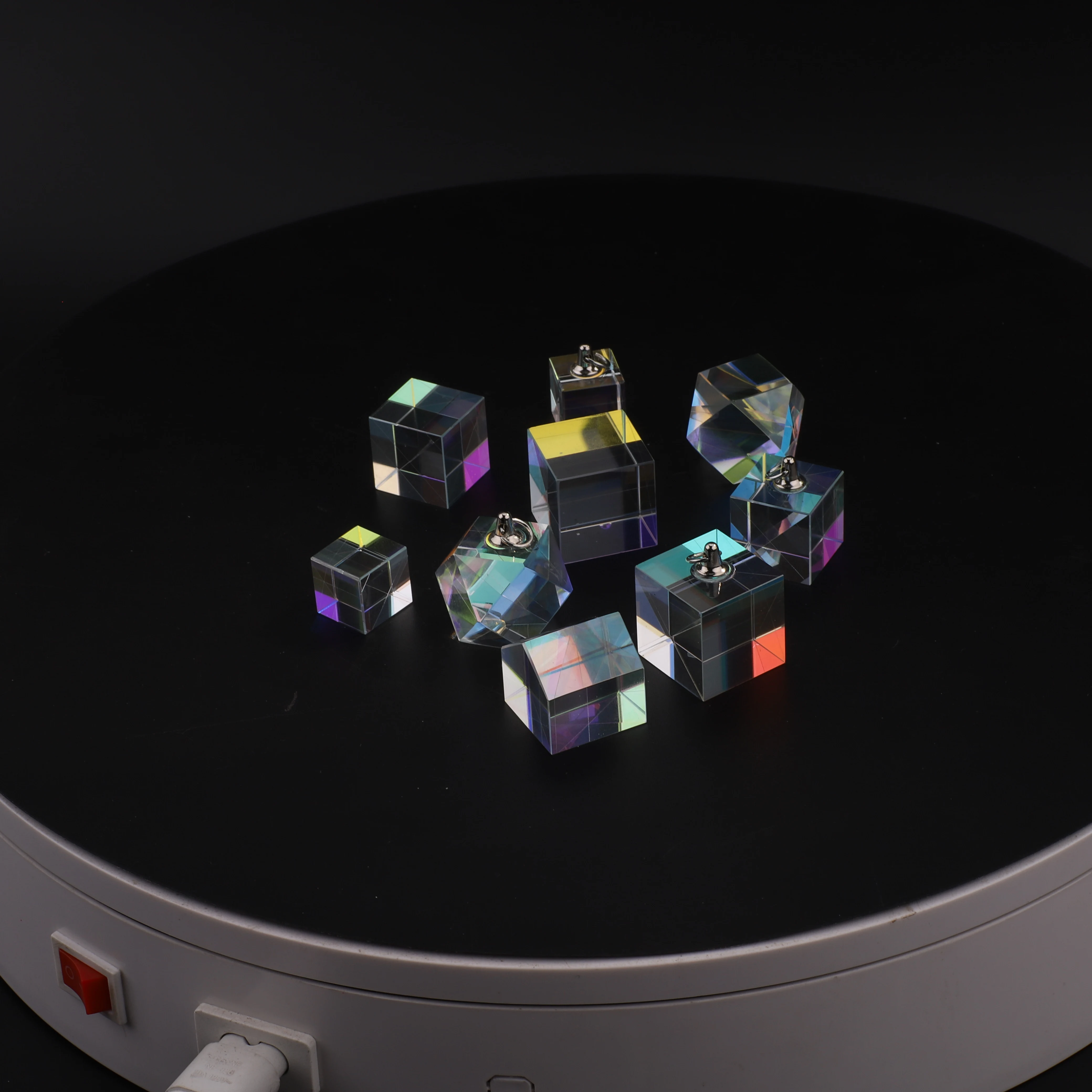 Оптическое стекло X-cube Дихроический куб-призма RGB Лазерное граненое Кристалл