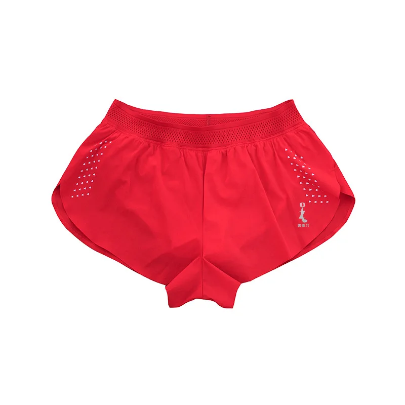 Zero resistance marathon three-point running shorts men's and women's track and field training quick-drying