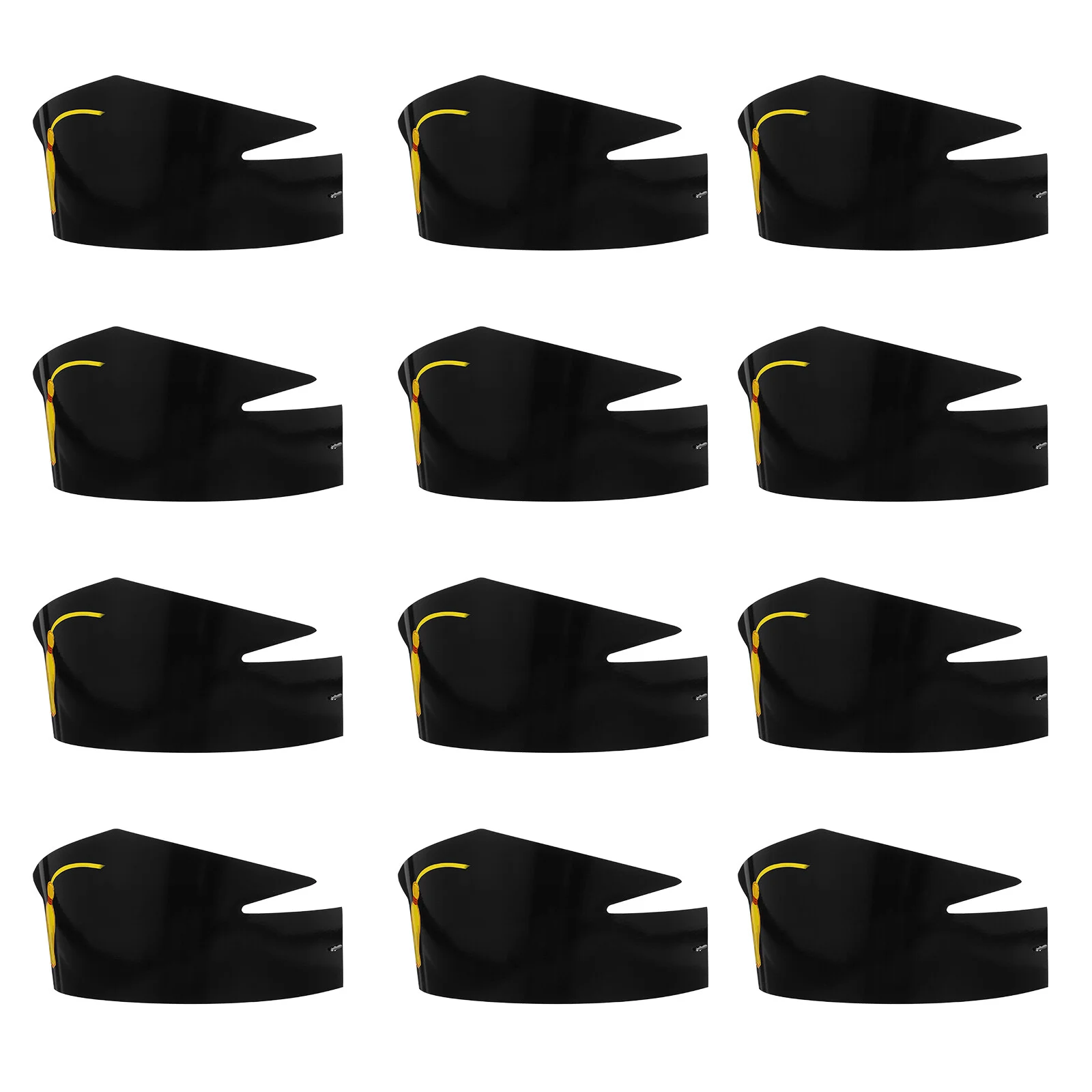 

Booth Graduation Party Adorns Paper Hats DIY Decors Craft Favors Kids Green Decorations