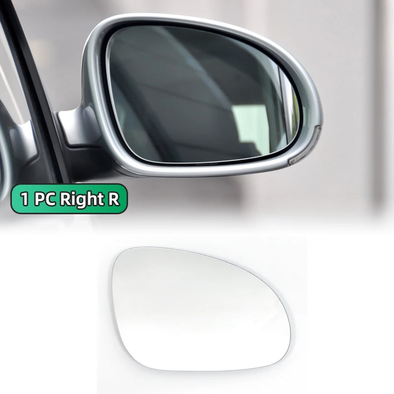 

Стекло бокового зеркала с подогревом для слева и справа для Volkswagen Golf 5 Mk5 2003-2008 Jetta Passat B6 2006-2009 гг.