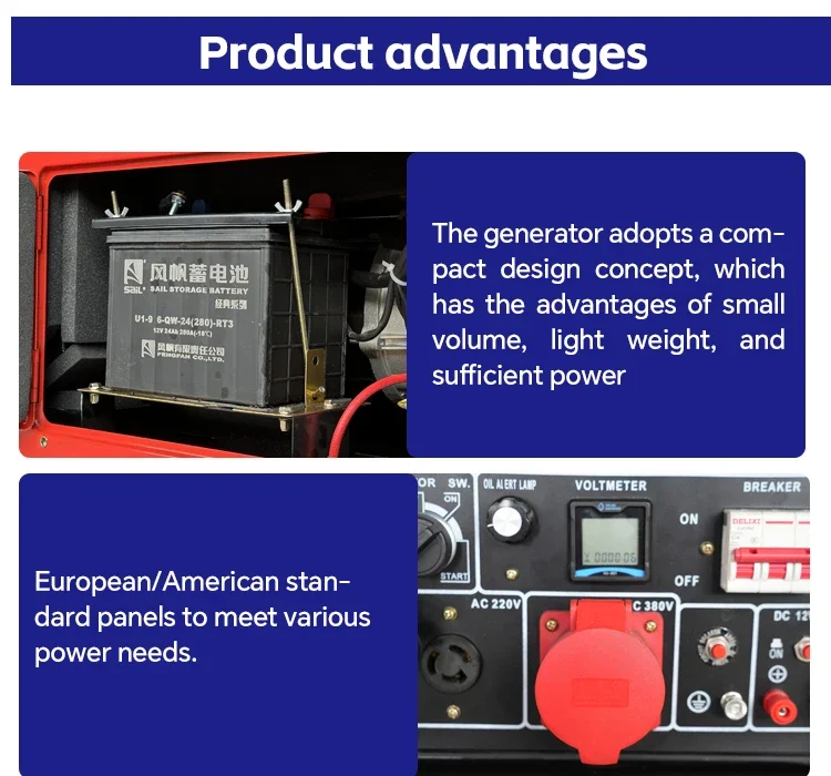 NPC Home ues 5 кВт 6 7 8 дизель Notstom 5kva 6kva 7kva 8kva 9kva agregat дизельный генератор бесшумный