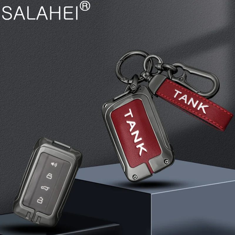 

Car Remote Key Fob Case Cover Protector Shell Bag For Great Wall GWM WEY TANK 300 500 Tank300 Tank500 2021 Keychain Accessories