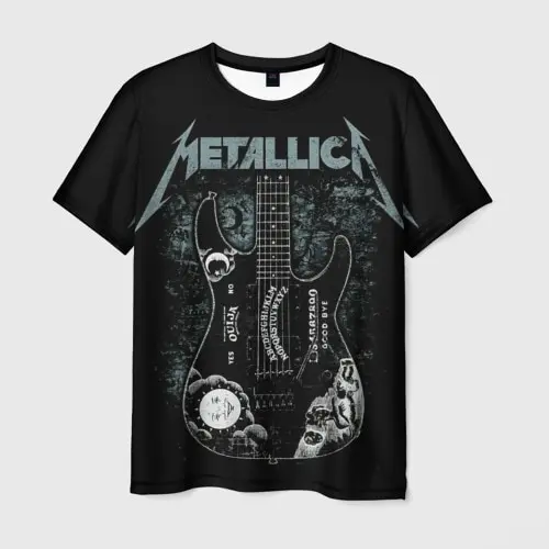 Мужская футболка 3D Metallica | одежда