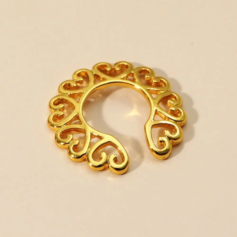 Горный хрусталь без пирсинга круглое искусственное кольцо для сосков гальваника