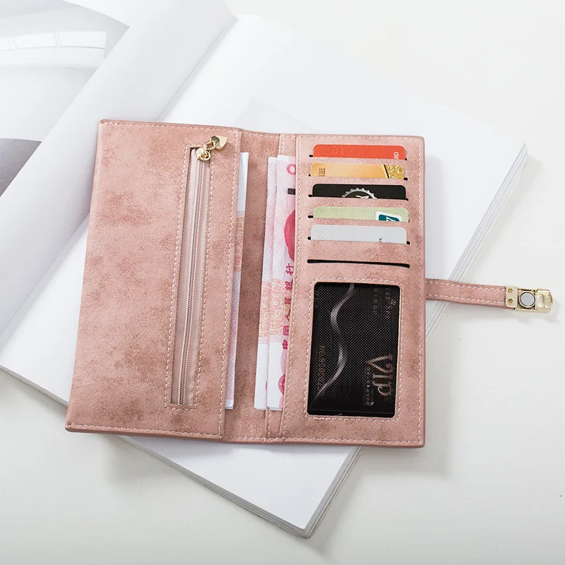 Женский Длинный кошелек с лазерной гравировкой Дамский бумажник для фото на