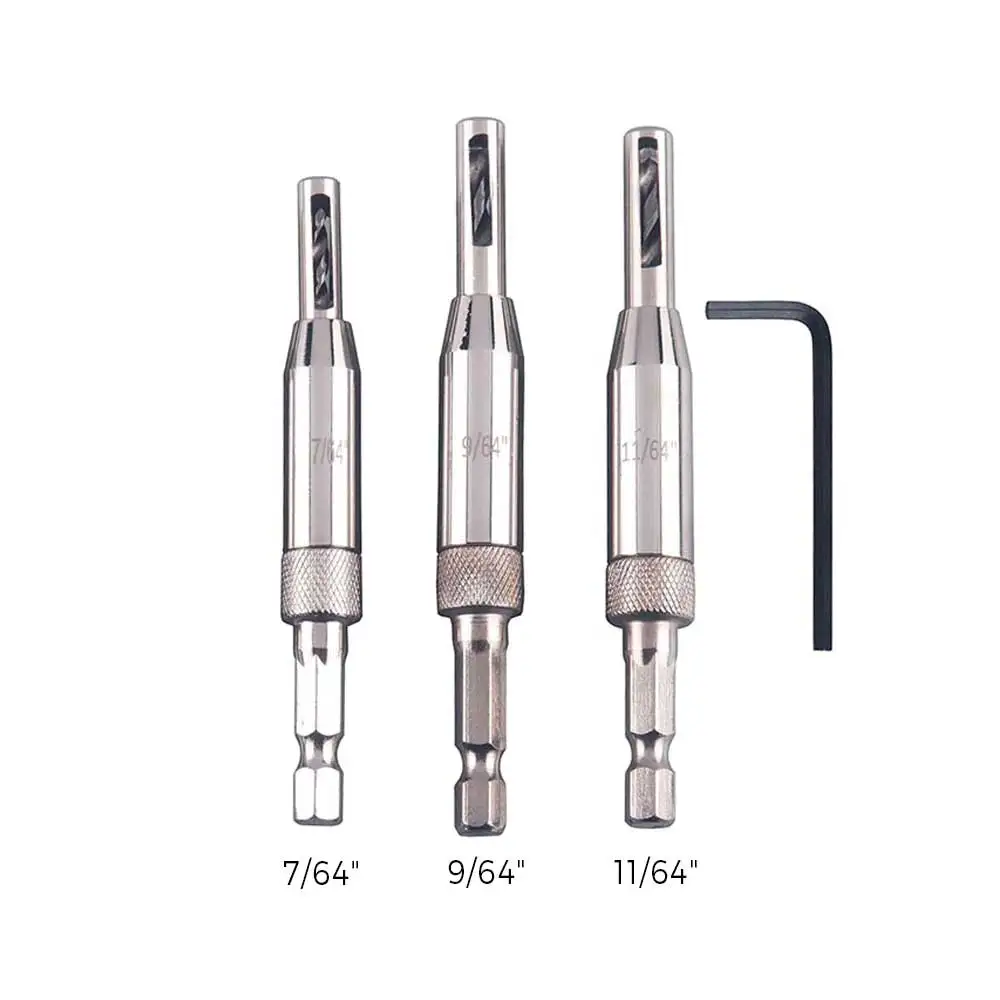 

Набор самоцентрирующих сверл для шарниров, 3/4 шт.