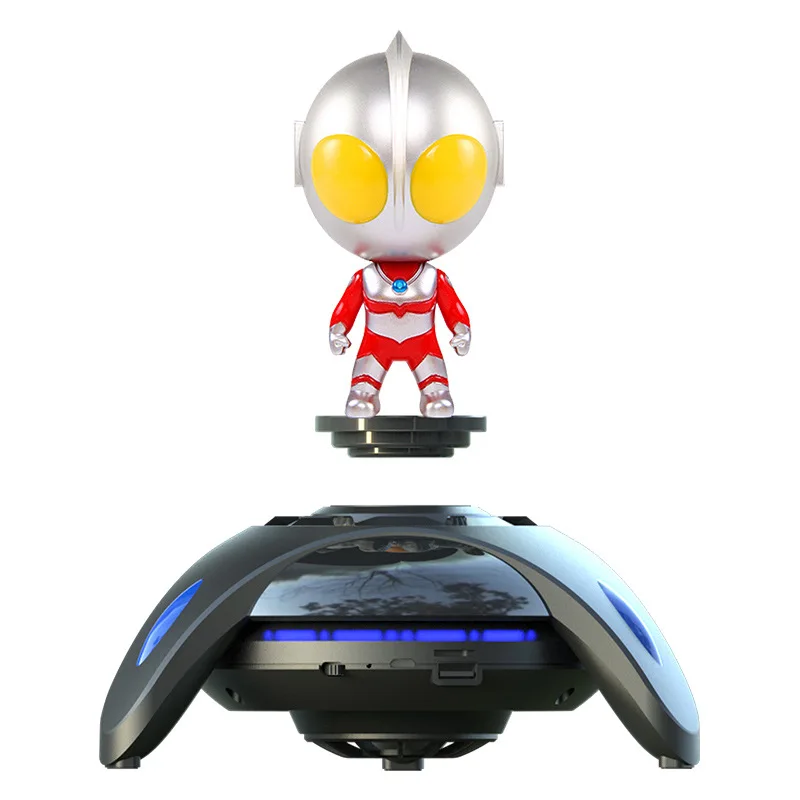 

Best Magnetic Speaker Floating Blue Tooth Speaker Maglev Astronaut Superman Home Decoration Gift For Boys Disco Light BT Speaker