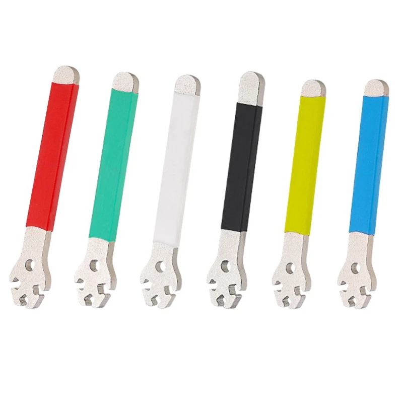 

Bicycle Wheel Rim Spoke Adjusting Tool Bike Accessories 3-in-1 Spanner Wrench 55KD