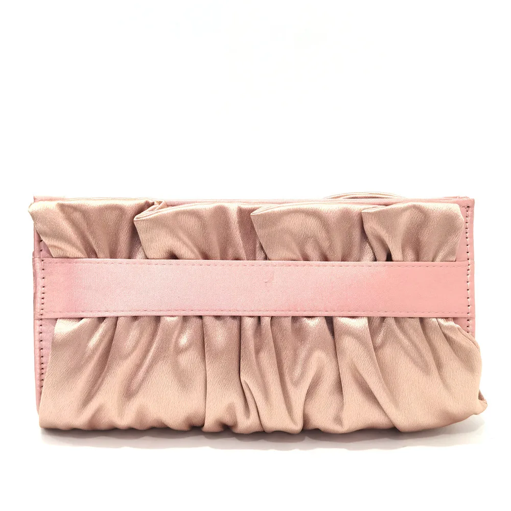 Nable New Pink Color Glossy PU Fabric With Bright Rhinestones For Decoration Daily Wearable Party Ladies Shoes And Bags