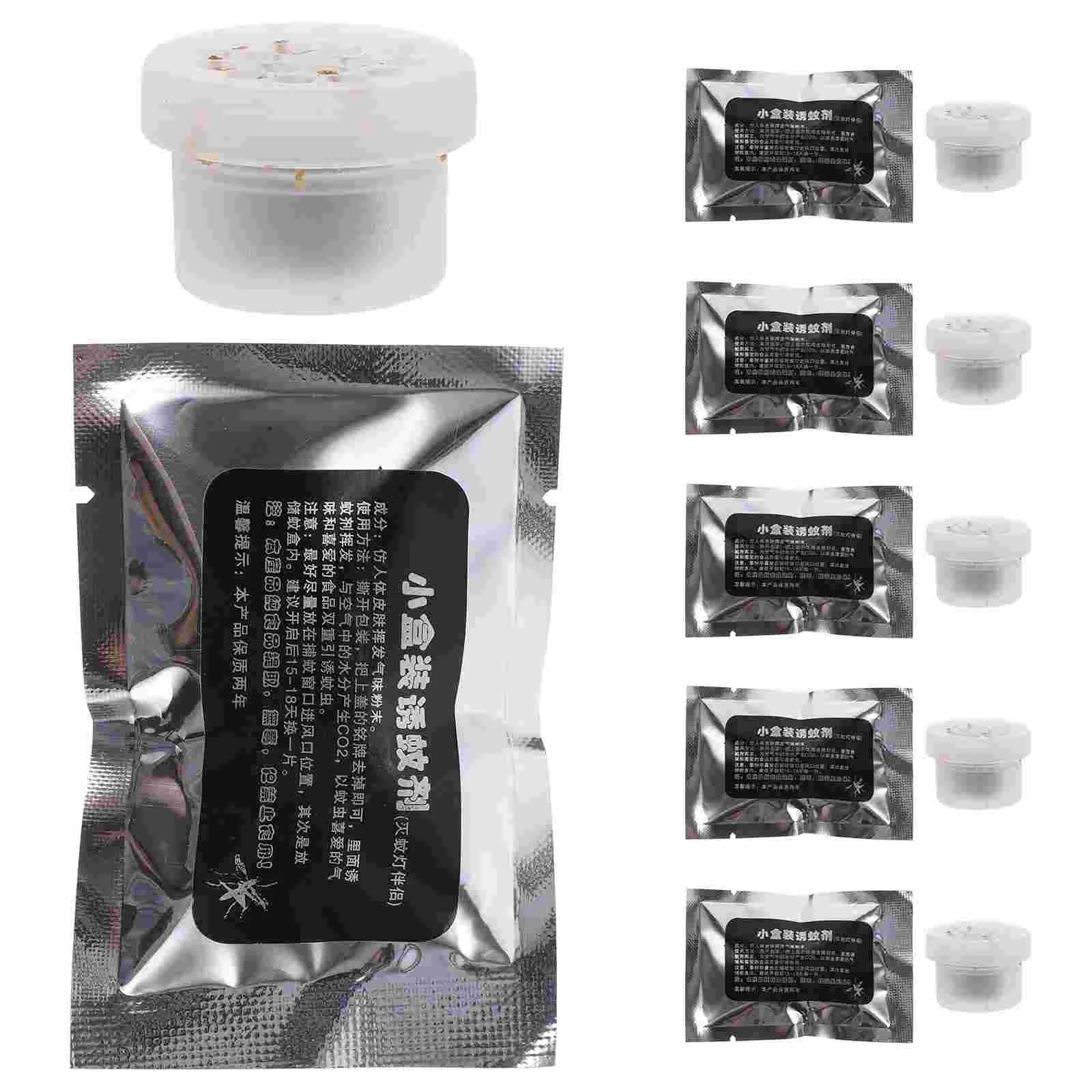 

6Pcs Mosquito Lure Agent Mosquito Trap Lamp Parts Effective Mosquito Removal Tool for Home Dorm Use (Small Box, Random Package)