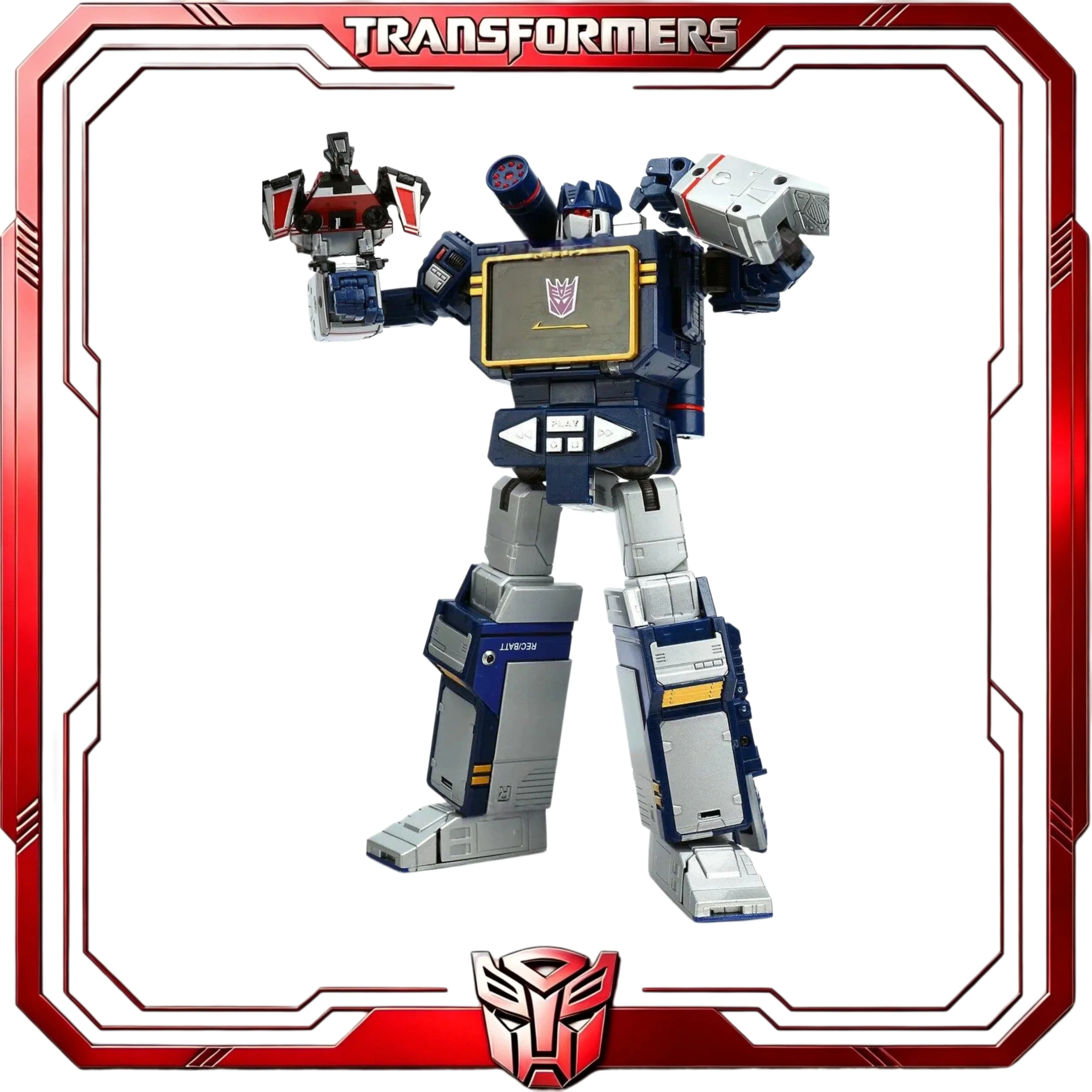 В наличии: Трансформеры Masterpiece MP-13 Soundwave with Laserbeak G1 Decepticon – коллекционная фигурка, игрушка, подарок для хобби (art.: 3920db95bedd5) - 3920db95bedd5