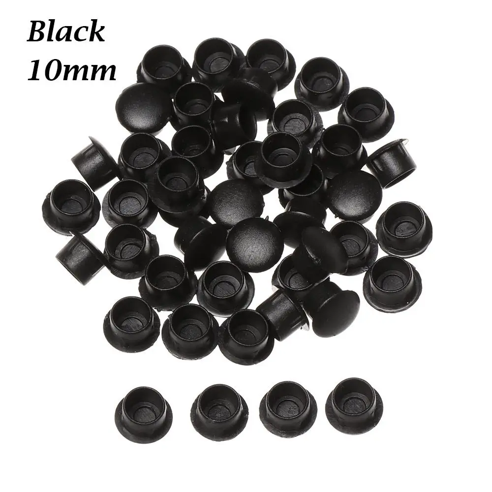 

50 шт./упак. 5-16 мм крышки для отверстий в мебели, Защитная крышка с винтом, декоративная Пылезащитная заглушка, пробка для отверстий в шкафу, крепежная втулка
