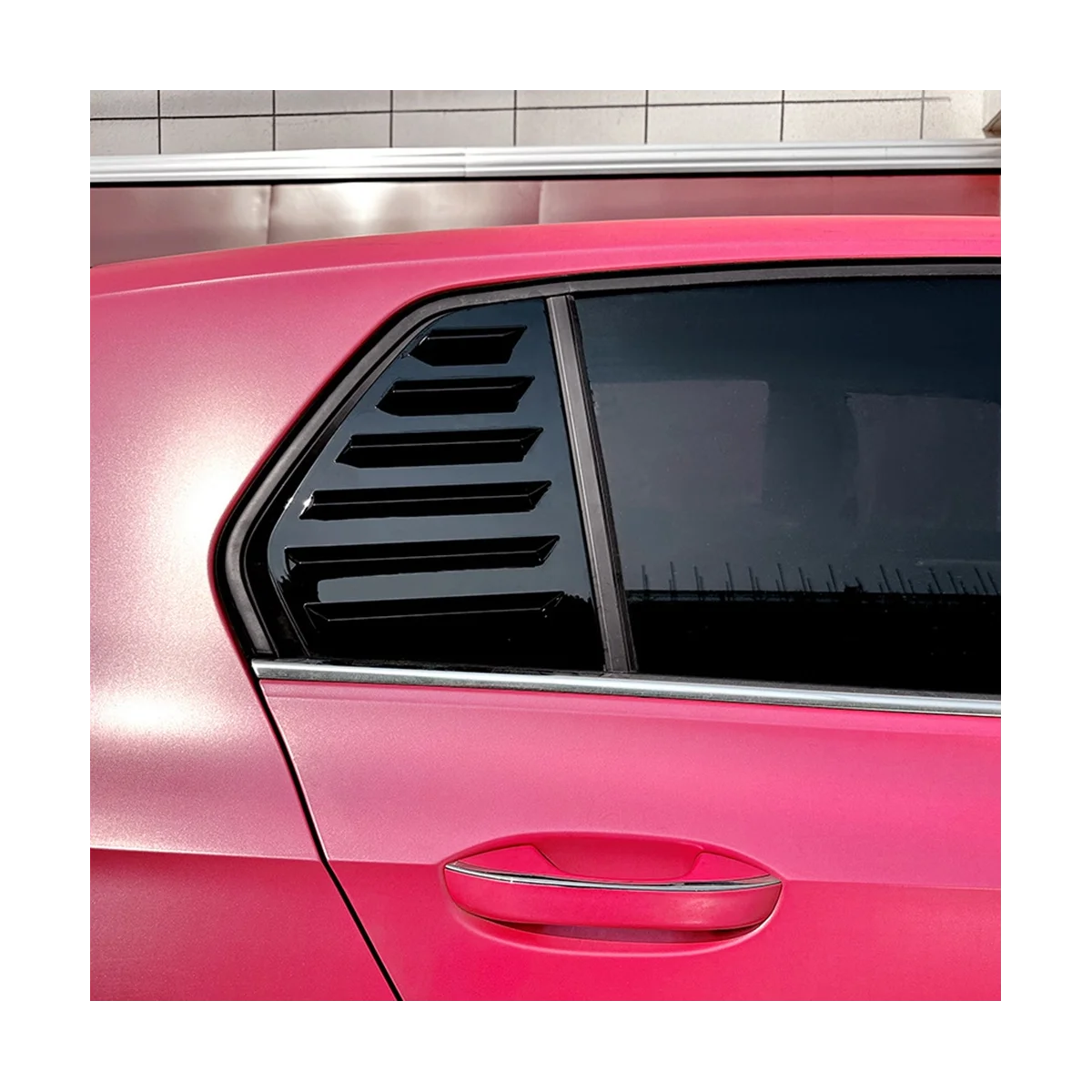 

Side Rear Window Blind Cover Trim for VW Golf 8 2020-2022(Carbon)