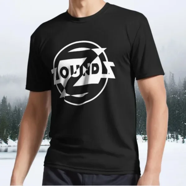 Классическая футболка Zounds с активным логотипом Me'ns забавный размер от S до 5XL