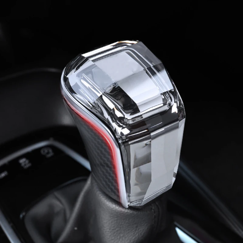 Фото NO светодиодная кристаллическая ручка переключения передач для Toyota Camry Levin Frontlander Allion Avalon CHR Levn Corolla Cross Luminous Crystal №5