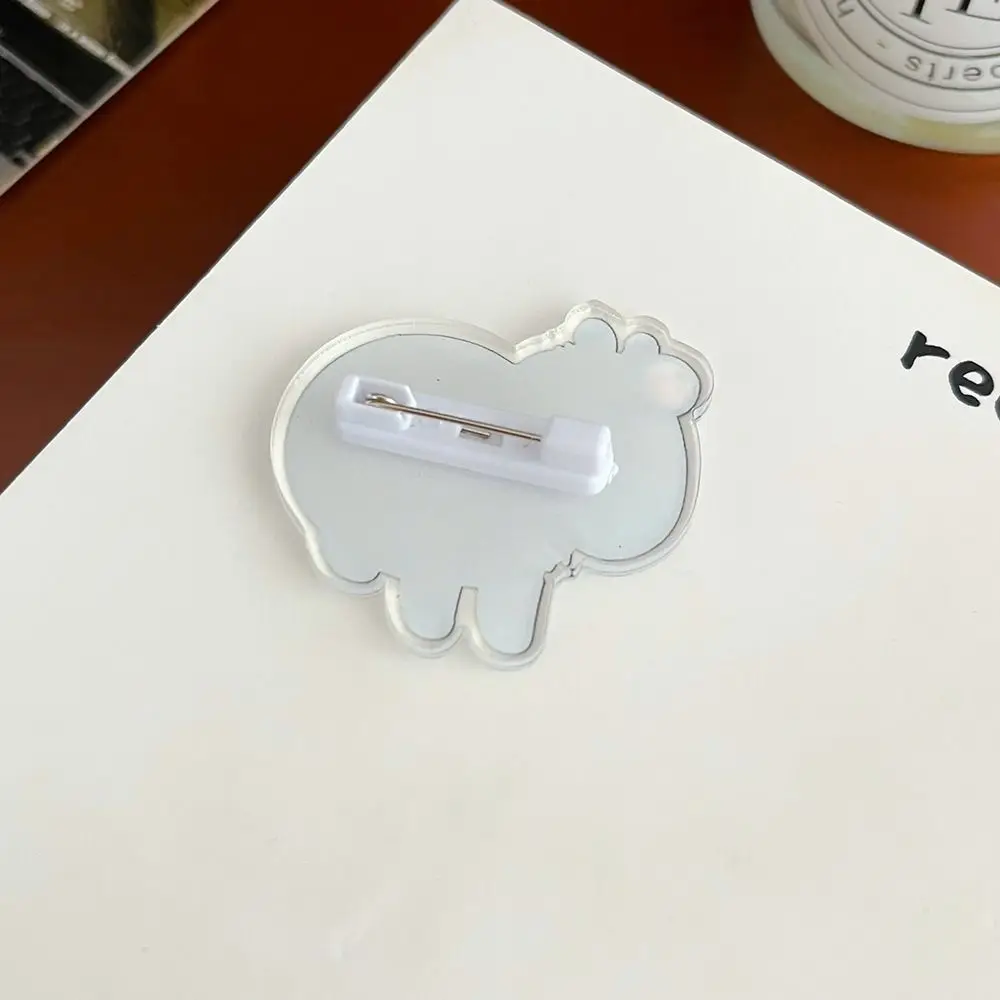 Ювелирные изделия акриловая булавка капибара Милая брошь Модная креативная