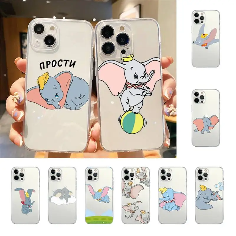 

Disney Cartoon Dumbo Phone Case For Iphone 7 8 Plus X Xr Xs 11 12 13 Se2020 Mini Mobile Iphones 14 Pro Max Case