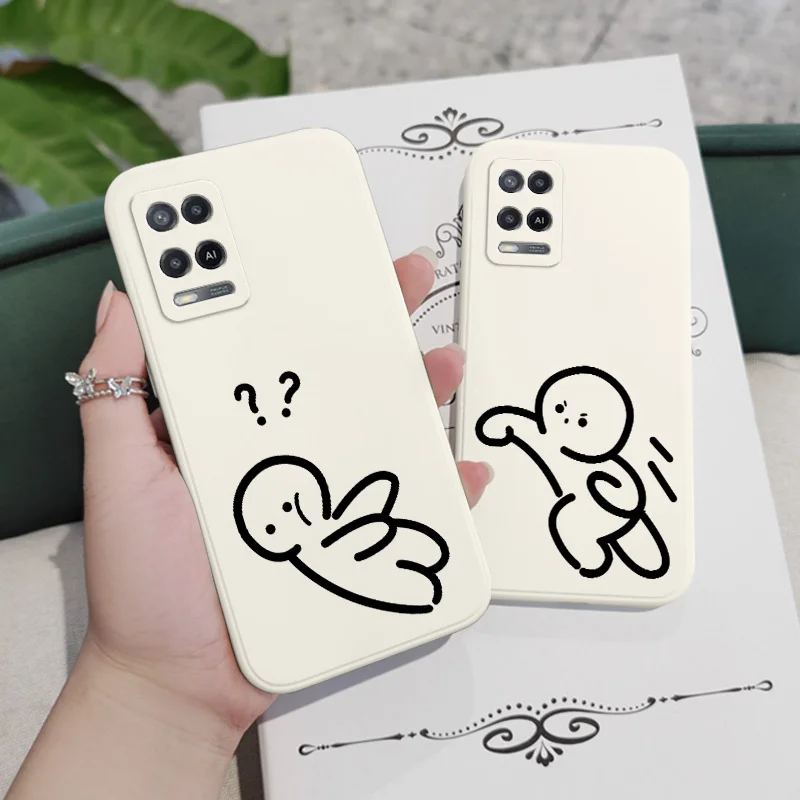 Чехол для телефона Go Line Man OPPO A54 A74 A57 A77 A78 A96 A76 A95 A94 A83 A53 A72 A52 A9 A5 A12 A31 2020 S 4G 5G Cover