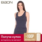 Базовая женская майка в полоску Baon B259201