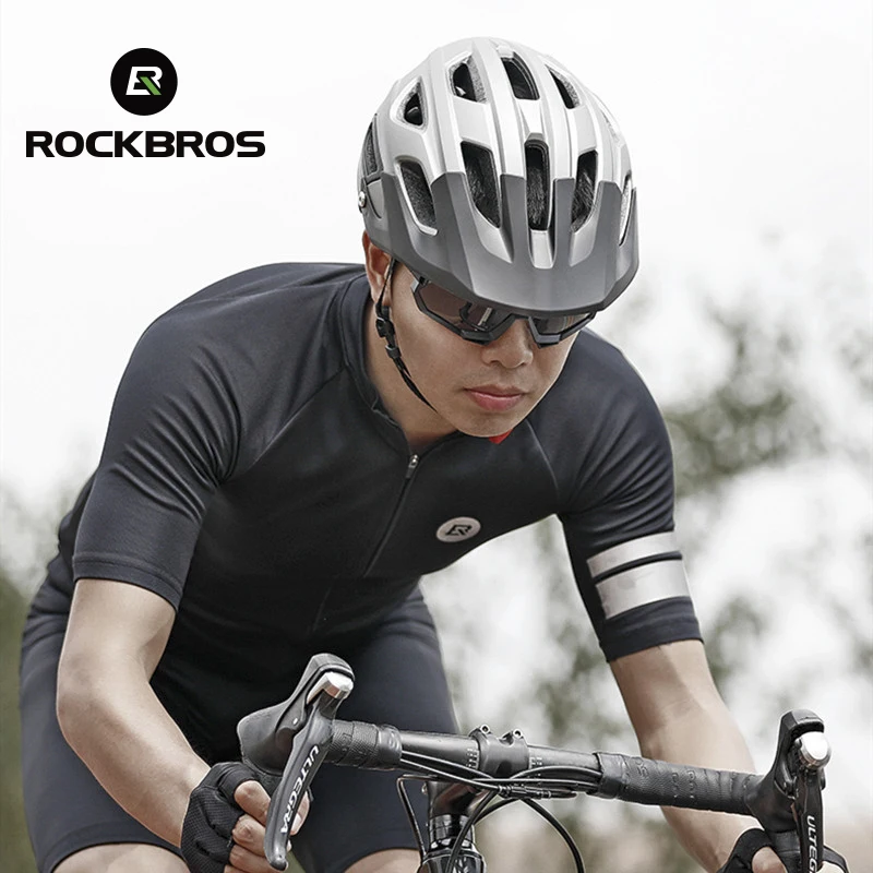 

ROCKBROS official Helmet Breathable EPS MTB Bike Helmet Integrally-molded Multi-color Head Protection Cap Cycling