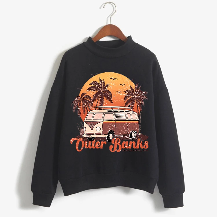 

Outerbanks Sweatshirt Pogue Life Outer Banks Hoodies Women/men Ullzang Graphic Tops Unisex Harajuku Funny Cartoon Hoody Female