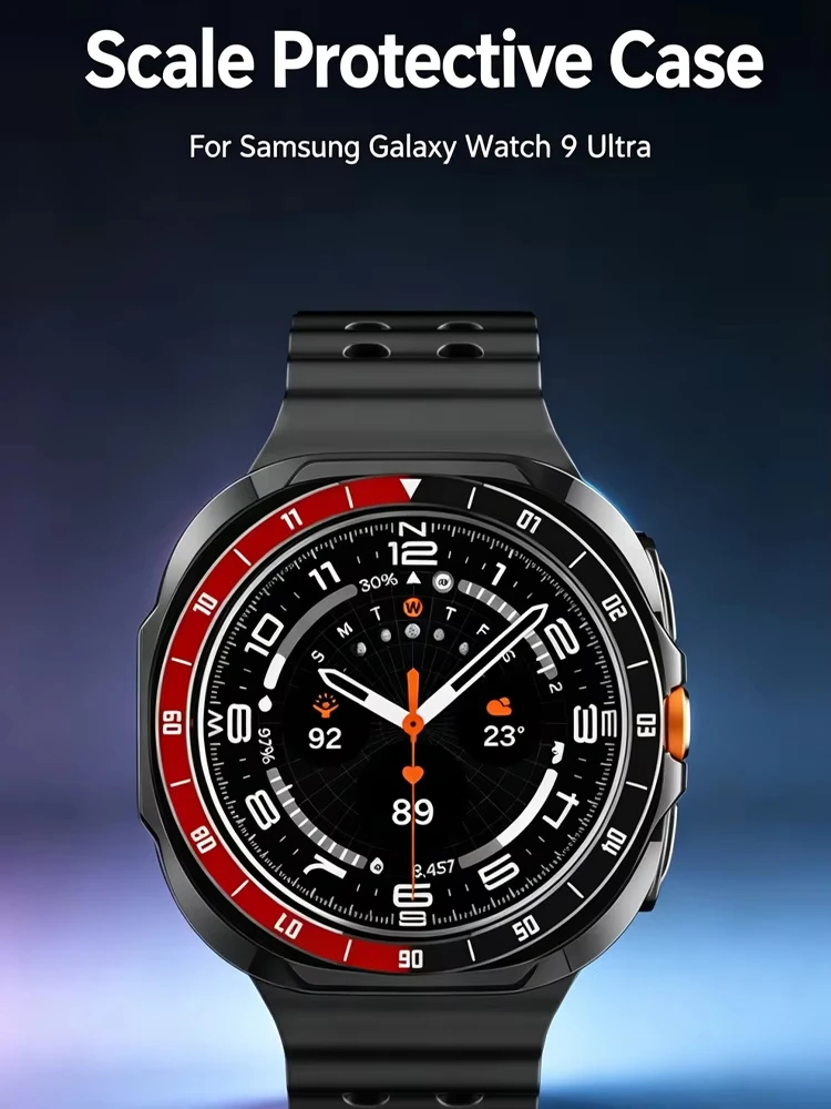 Фото Защитный чехол-бампер из твердого поликарбоната для смарт-часов Samsung Galaxy Watch Ultra 2 47 мм №3