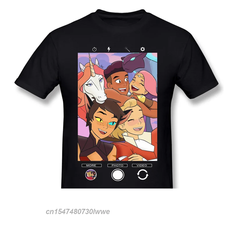 

Anime She-Ra Princess Of Power Manga 2022 New Arrival T-Shirt Best Friend Squad Unique Design Shirt Crewneck Cotton Men Tshirt
