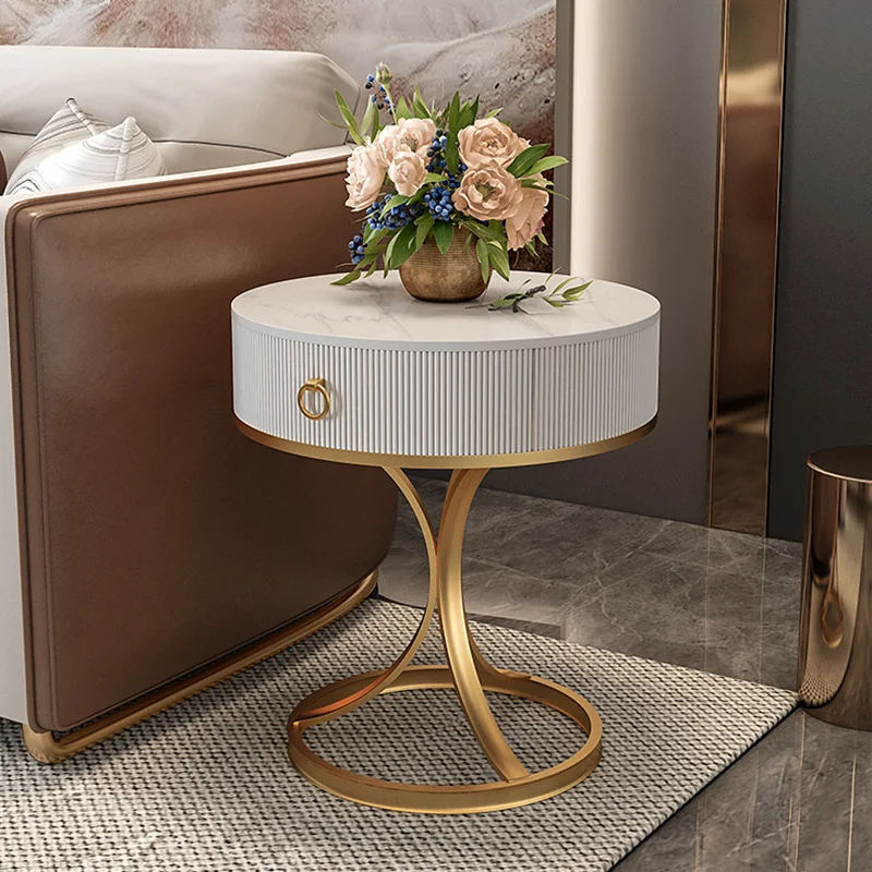 

Dining Side Table Living Room Auxiliary Center Bedside Table Marble Desk Design Entryway Table Basse De Salon Library Furniture