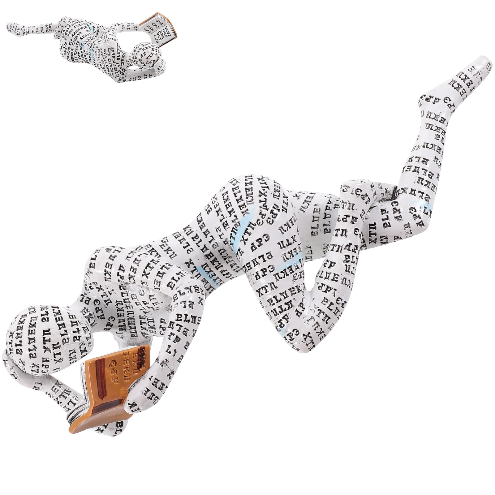 

Household Resin Craft Reading Women Crafts Abstract Reader Figurines Shelf Home Craftss Accessories